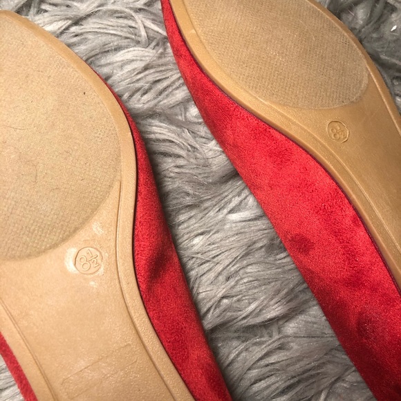 Lulu’s Pointed Toe Velvet Flat Shoes Women’s 8.5 - Picture 4 of 8